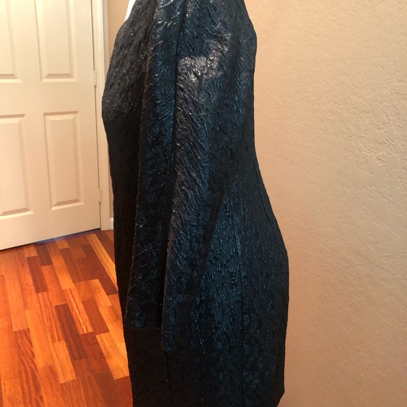 Michael Kors Shift Black Mini Holiday Dress - Picture 2 of 7